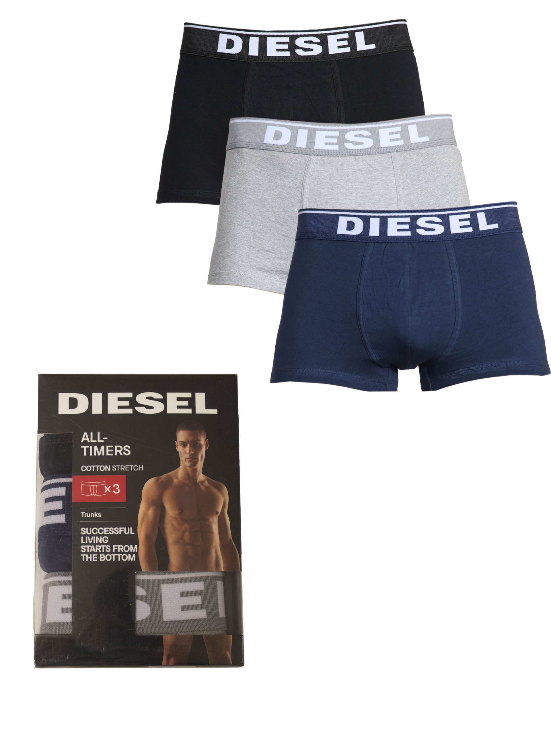 Diesel | Mens All-Timers Boxers (3 Pack) - Assorted / S