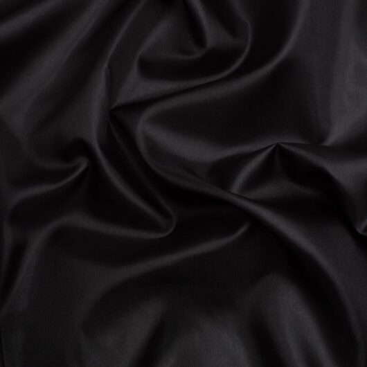 Minerva Core Range Habotai Lining Fabric Black