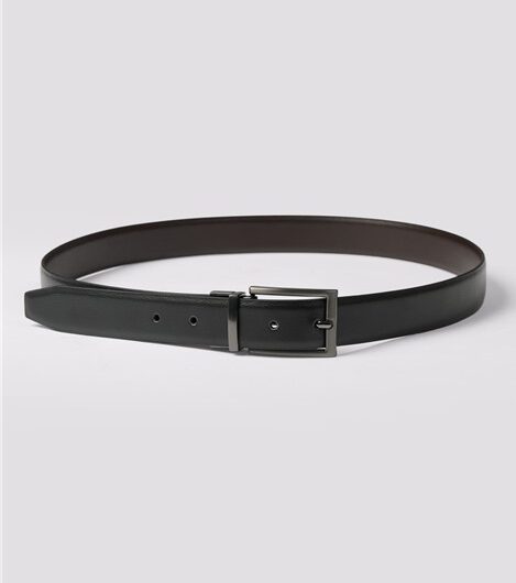 Limehaus Smooth Reversible Black Belt