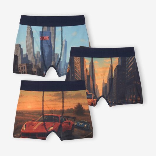 Pack of 3 boxers black