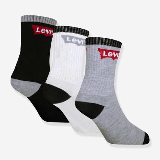 Pack of 3 pairs of regular cut Batwing socks LEVI'S KID'S black